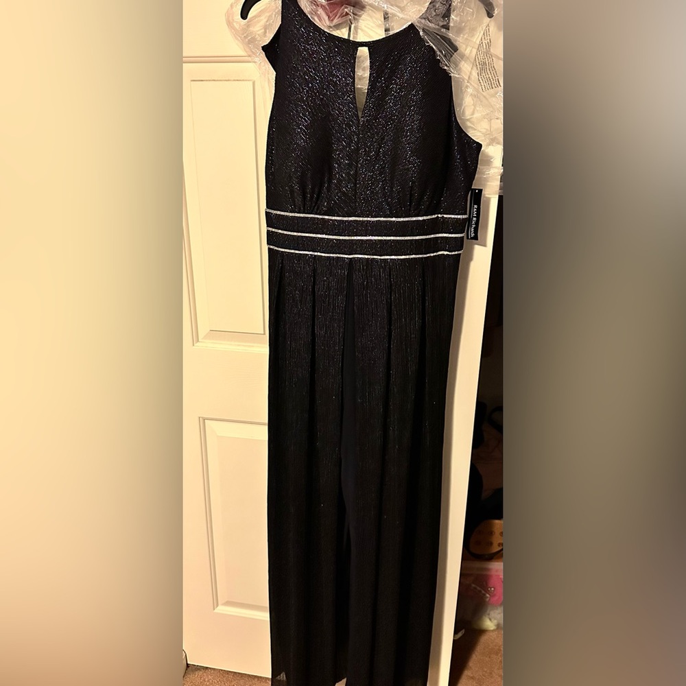 Sparkly Navy Blue Jumpsuit